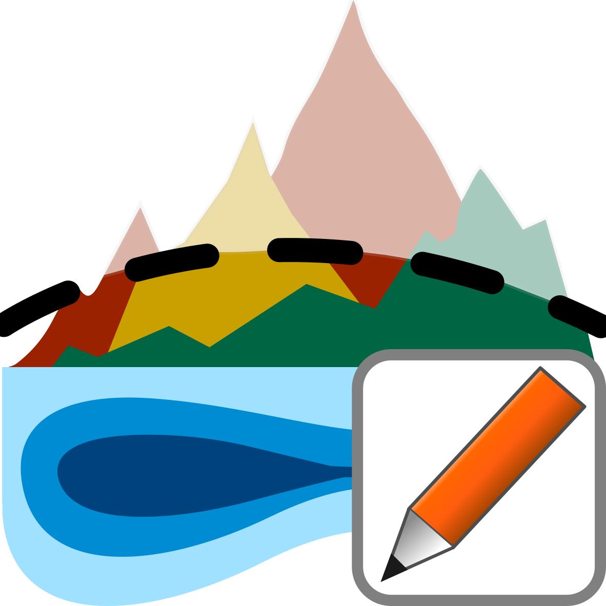 Icon for Modify Topo/Bathymetry